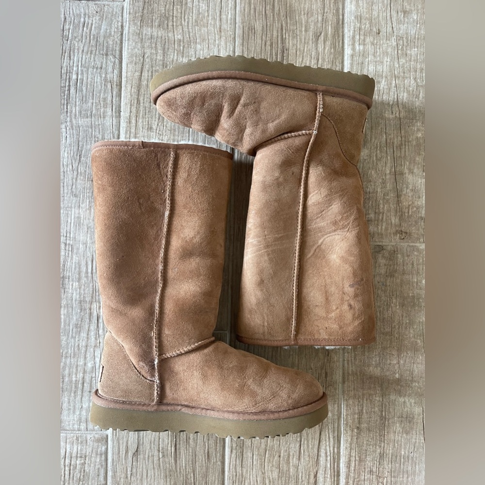 Authentic Ugg Tall Boots, Chestnut - image 1